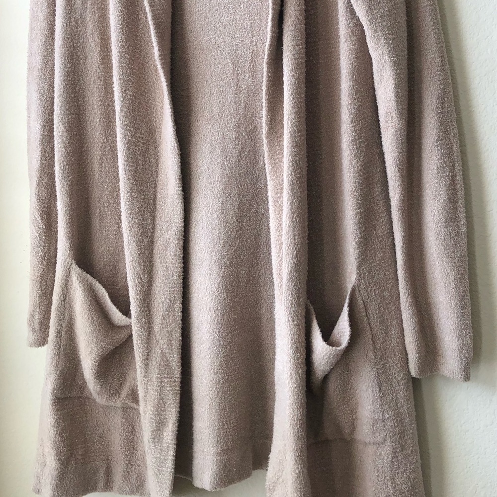 Barefoot Dreams Cream Cozy Chic Lite Cardigan Sz XS/S - Picture 6 of 14